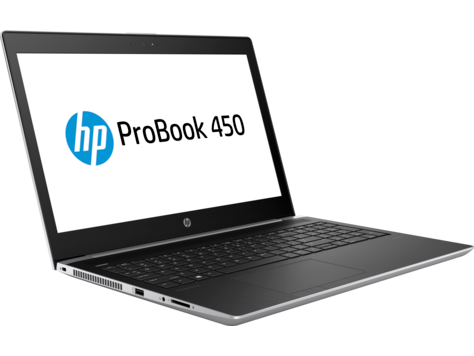 Public product photo - HP Laptop - 450 G5 i5-8th Gen. 8250U Intel UHD 620 Graphic (1.6GHz), 4GB RAM, 500GB HDD, 15.6" Screen, No optical
drive, USB port, HDMI port, WiFi, Webcam, Win 10 Pro + Carry Case